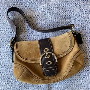 Coach soho hobo suede bag